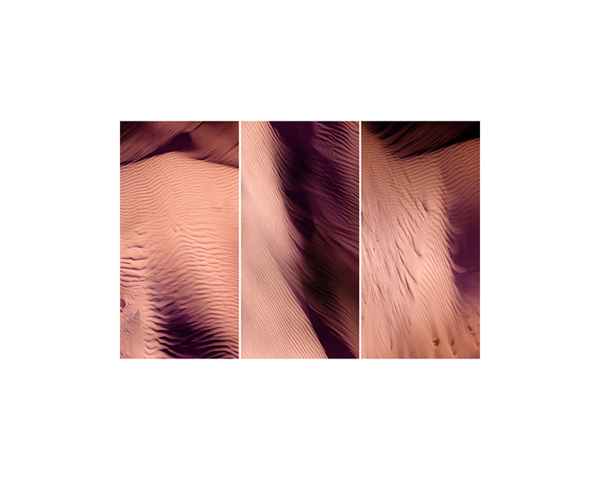Atacama Sand Dunes Triptych